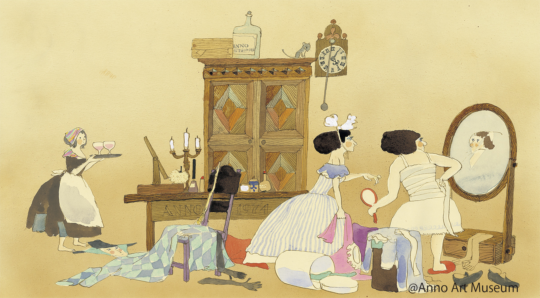 安野光雅 作 サンジミニァーノの丘 安野光雅 作