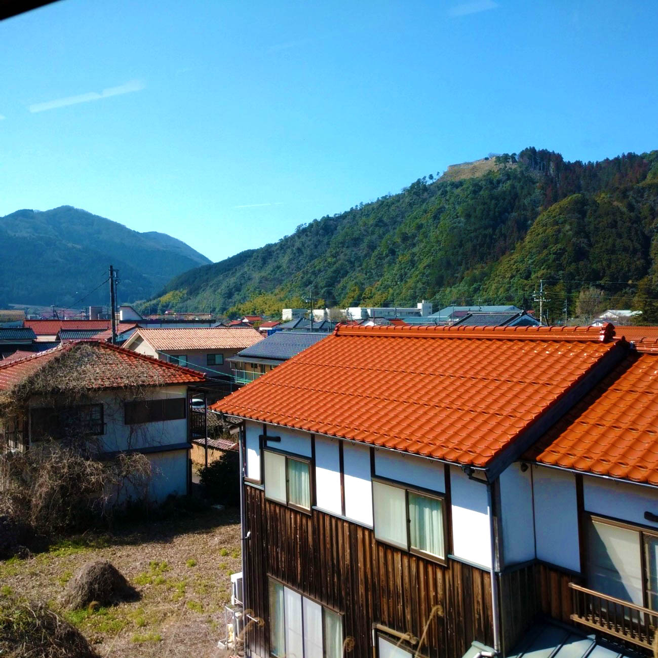 車窓から（城山）