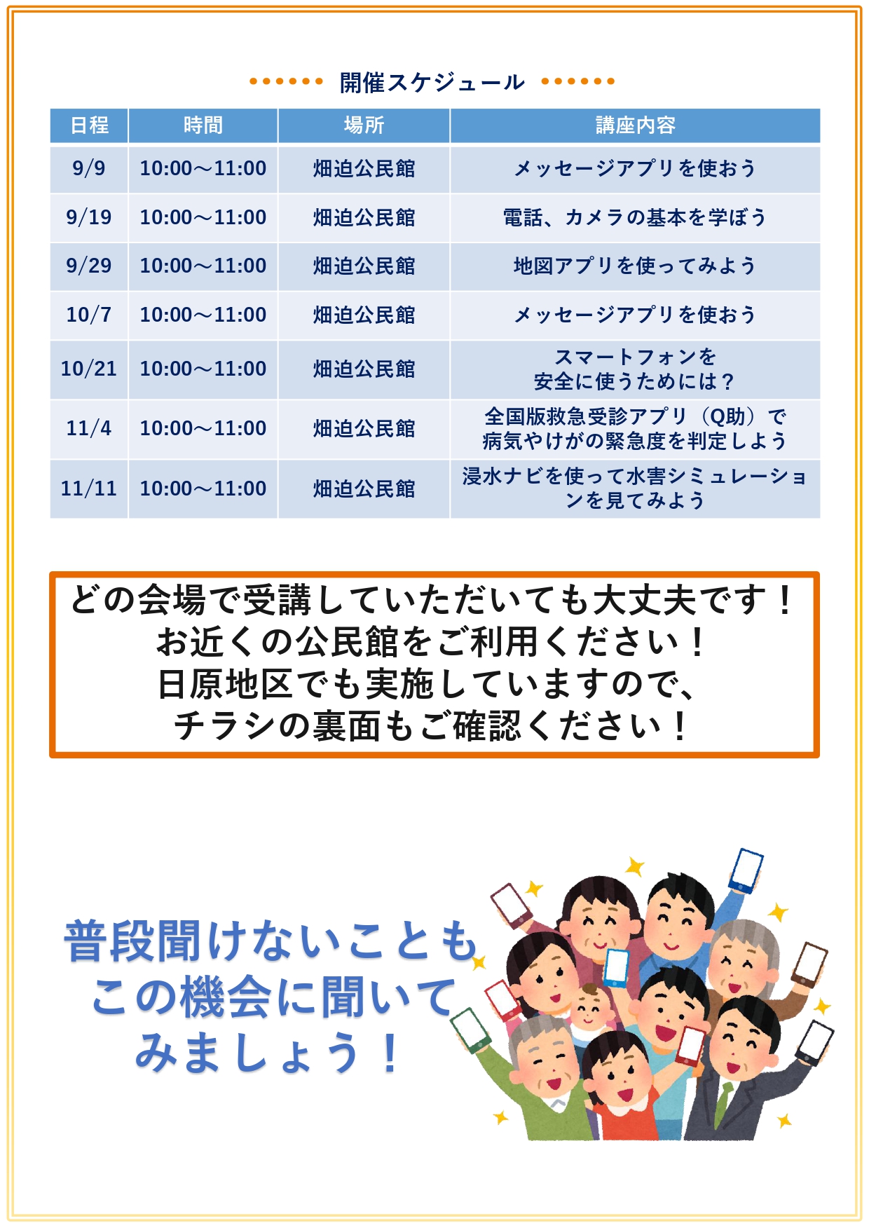 スマホ講習会（津和野2）